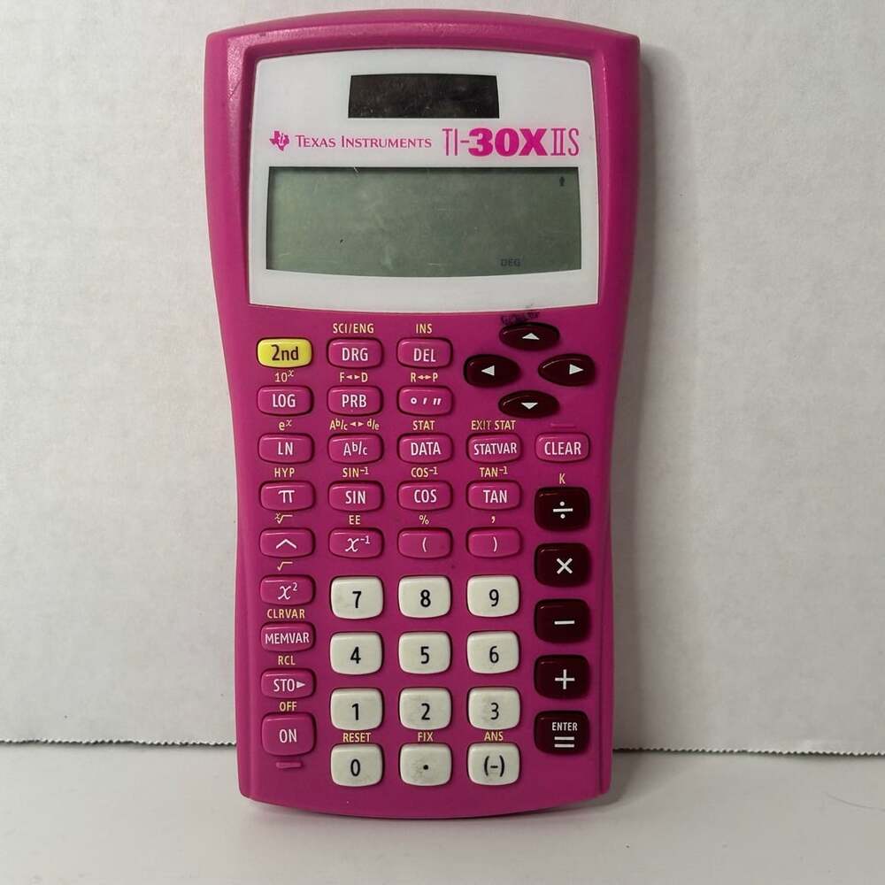 Texas Instruments TI-30X IIS 2-Line Scientific Calculator Pink